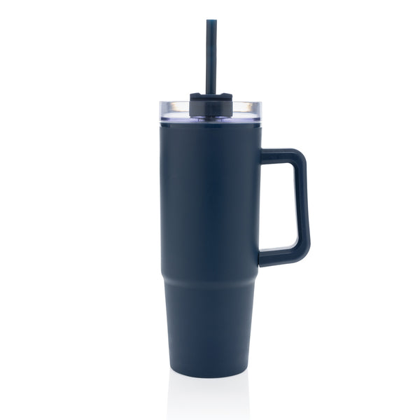 Carica l&#39;immagine nel visualizzatore di Gallery, tazze termiche e bicchieri con tappo personalizzate in polipropilene riciclato, as colore blu-navy_blu 121715427 DET09
