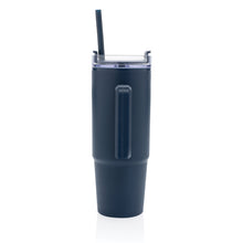 Carica l&#39;immagine nel visualizzatore di Gallery, tazze termiche e bicchieri con tappo personalizzate in polipropilene riciclato, as colore blu-navy_blu 121715427 DET06
