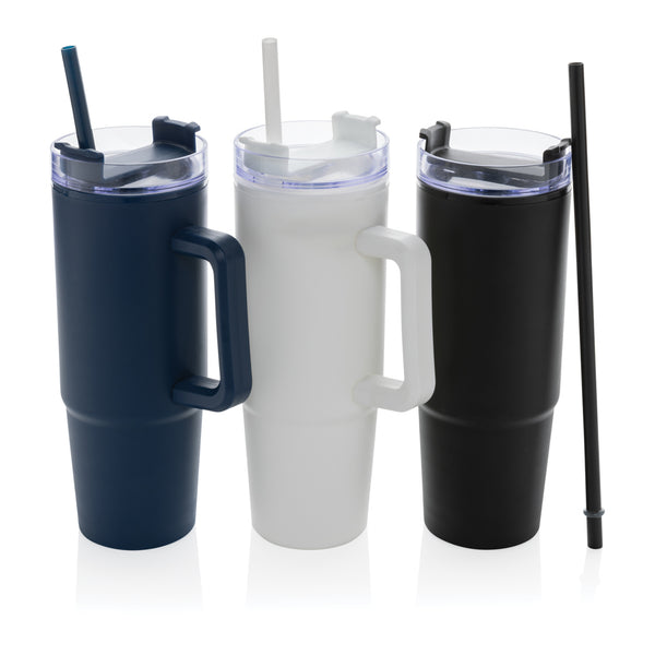Carica l&#39;immagine nel visualizzatore di Gallery, tazze termiche e bicchieri con tappo personalizzate in polipropilene riciclato, as colore blu-navy_blu 121715427 DET09
