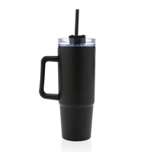 Carica l&#39;immagine nel visualizzatore di Gallery, tazze termiche e bicchieri con tappo personalizzate in polipropilene riciclato, as colore nero_nero 121715427 DET03
