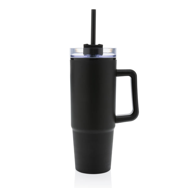 Carica l&#39;immagine nel visualizzatore di Gallery, tazze termiche e bicchieri con tappo personalizzate in polipropilene riciclato, as colore nero_nero 121715427 DET09
