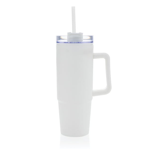 Carica l&#39;immagine nel visualizzatore di Gallery, tazze termiche e bicchieri con tappo da personalizzare in polipropilene riciclato, as colore bianco_bianco 121715427 DET09
