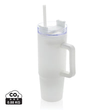 Carica l&#39;immagine nel visualizzatore di Gallery, tazze termiche e bicchieri con tappo da personalizzare in polipropilene riciclato, as colore bianco_bianco 121715427 DET01
