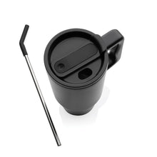 Carica l&#39;immagine nel visualizzatore di Gallery, tazze termiche e bicchieri con tappo personalizzate in acciaio inossidabile riciclato, pp colore nero_nero 121715447 DET08
