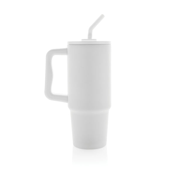 Carica l&#39;immagine nel visualizzatore di Gallery, tazze termiche e bicchieri con tappo da personalizzare in acciaio inossidabile riciclato, pp colore bianco_bianco 121715447 DET09
