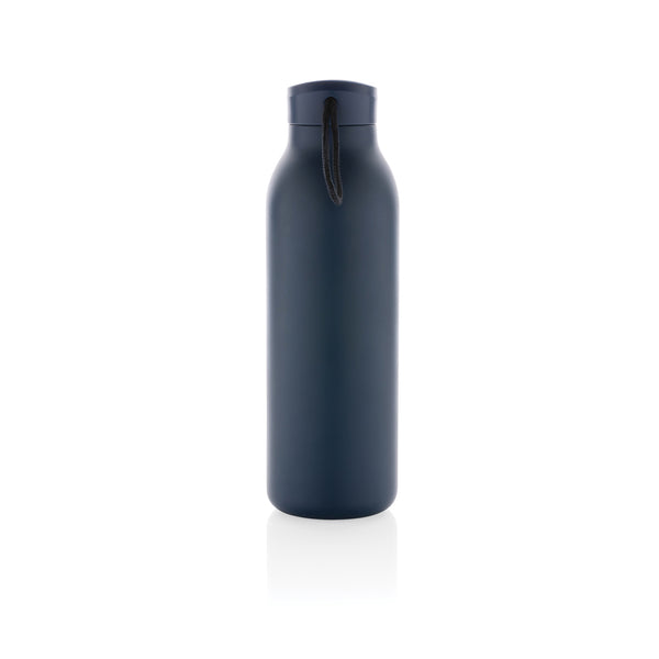 Carica l&#39;immagine nel visualizzatore di Gallery, borracce personalizzate in acciaio inossidabile riciclato, polipropilene riciclato colore blu-navy_blu 121715517 DET09
