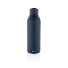 Carica l&#39;immagine nel visualizzatore di Gallery, borracce personalizzate in acciaio inossidabile riciclato, polipropilene riciclato colore blu-navy_blu 121715517 DET05
