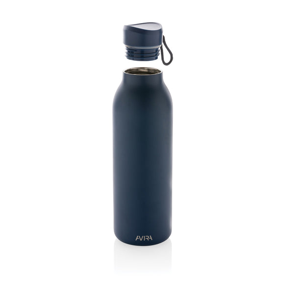 Carica l&#39;immagine nel visualizzatore di Gallery, borracce personalizzate in acciaio inossidabile riciclato, polipropilene riciclato colore blu-navy_blu 121715517 DET09
