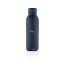 Carica l&#39;immagine nel visualizzatore di Gallery, borracce personalizzate in acciaio inossidabile riciclato, polipropilene riciclato colore blu-navy_blu 121715517 DET09
