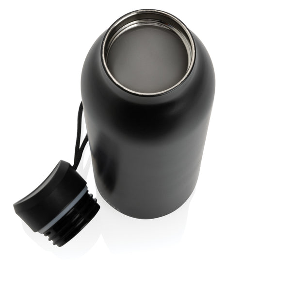 Carica l&#39;immagine nel visualizzatore di Gallery, borracce personalizzate in acciaio inossidabile riciclato, polipropilene riciclato colore nero_nero 121715517 DET09
