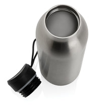 Carica l&#39;immagine nel visualizzatore di Gallery, borracce pubblicitarie in acciaio inossidabile riciclato, polipropilene riciclato colore argento_argento 121715517 DET08
