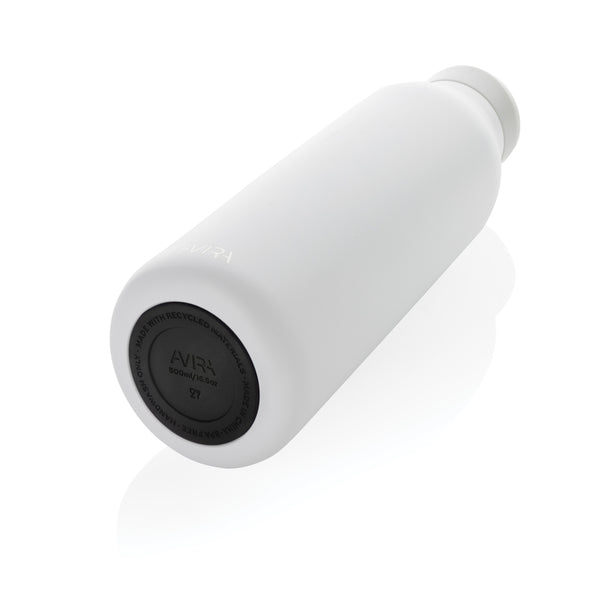 Carica l&#39;immagine nel visualizzatore di Gallery, borracce da personalizzare in acciaio inossidabile riciclato, polipropilene riciclato colore bianco_bianco 121715517 DET09
