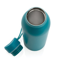 Carica l&#39;immagine nel visualizzatore di Gallery, borracce stampate con logo in acciaio inossidabile riciclato, polipropilene riciclato colore turchese_azzurro 121715517 DET08
