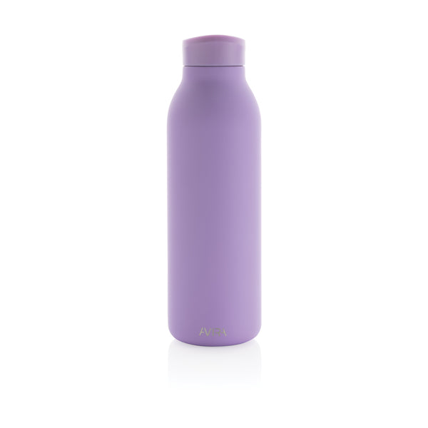 Carica l&#39;immagine nel visualizzatore di Gallery, borracce pubblicitarie in acciaio inossidabile riciclato, polipropilene riciclato colore viola_viola 121715517 DET09
