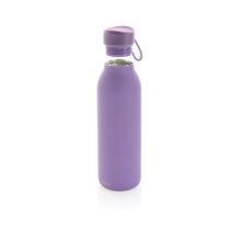 Carica l&#39;immagine nel visualizzatore di Gallery, borracce pubblicitarie in acciaio inossidabile riciclato, polipropilene riciclato colore viola_viola 121715517 DET07

