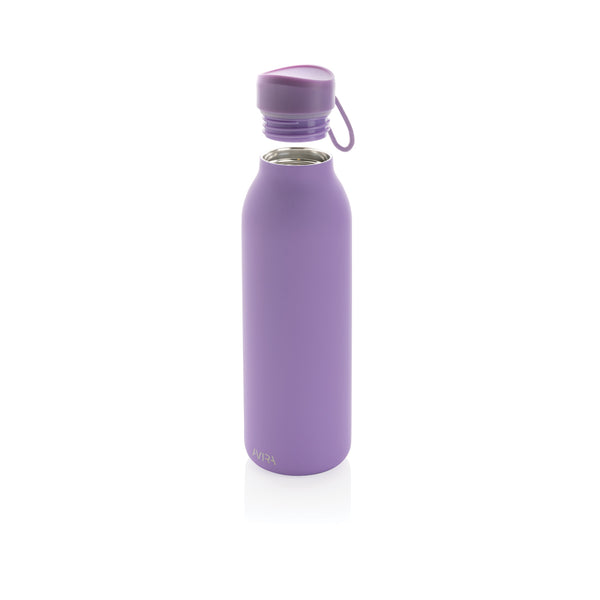 Carica l&#39;immagine nel visualizzatore di Gallery, borracce pubblicitarie in acciaio inossidabile riciclato, polipropilene riciclato colore viola_viola 121715517 DET09
