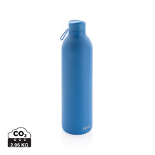 Carica l&#39;immagine nel visualizzatore di Gallery, borracce personalizzate in acciaio inossidabile riciclato, polipropilene riciclato colore blu_blu 121715518 DET01
