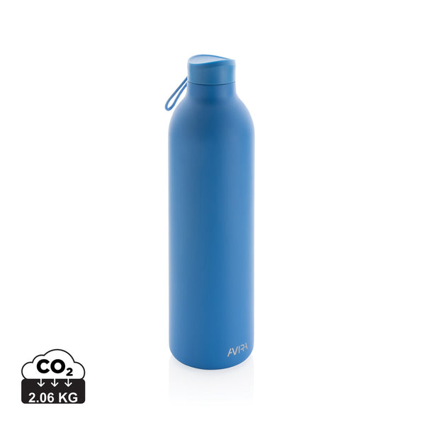 Carica l&#39;immagine nel visualizzatore di Gallery, borracce personalizzate in acciaio inossidabile riciclato, polipropilene riciclato colore blu_blu 121715518 DET09
