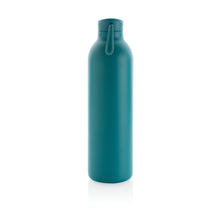 Carica l&#39;immagine nel visualizzatore di Gallery, borracce stampate con logo in acciaio inossidabile riciclato, polipropilene riciclato colore turchese_azzurro 121715518 DET04
