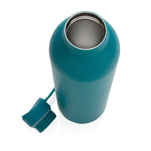Carica l&#39;immagine nel visualizzatore di Gallery, borracce stampate con logo in acciaio inossidabile riciclato, polipropilene riciclato colore turchese_azzurro 121715518 DET08
