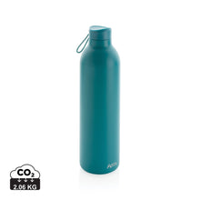 Carica l&#39;immagine nel visualizzatore di Gallery, borracce stampate con logo in acciaio inossidabile riciclato, polipropilene riciclato colore turchese_azzurro 121715518 DET01
