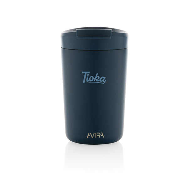 Carica l&#39;immagine nel visualizzatore di Gallery, tazze termiche e bicchieri con tappo personalizzate in acciaio inossidabile riciclato, polipropilene riciclato colore blu-navy_blu 121715519 DET09
