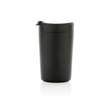 Carica l&#39;immagine nel visualizzatore di Gallery, tazze termiche e bicchieri con tappo personalizzate in acciaio inossidabile riciclato, polipropilene riciclato colore nero_nero 121715519 DET03
