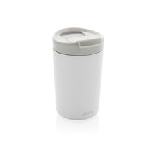 Carica l&#39;immagine nel visualizzatore di Gallery, tazze termiche e bicchieri con tappo da personalizzare in acciaio inossidabile riciclato, polipropilene riciclato colore bianco_bianco 121715519 VAR02
