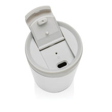 Carica l&#39;immagine nel visualizzatore di Gallery, tazze termiche e bicchieri con tappo da personalizzare in acciaio inossidabile riciclato, polipropilene riciclato colore bianco_bianco 121715519 DET07
