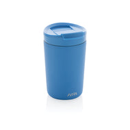 tazze termiche e bicchieri con tappo personalizzate in acciaio inossidabile riciclato, polipropilene riciclato colore blu_blu 121715519 VAR05