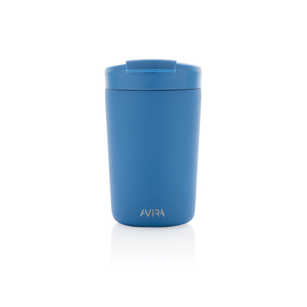 Carica l&#39;immagine nel visualizzatore di Gallery, tazze termiche e bicchieri con tappo personalizzate in acciaio inossidabile riciclato, polipropilene riciclato colore blu_blu 121715519 DET09
