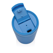 Carica l&#39;immagine nel visualizzatore di Gallery, tazze termiche e bicchieri con tappo personalizzate in acciaio inossidabile riciclato, polipropilene riciclato colore blu_blu 121715519 DET07
