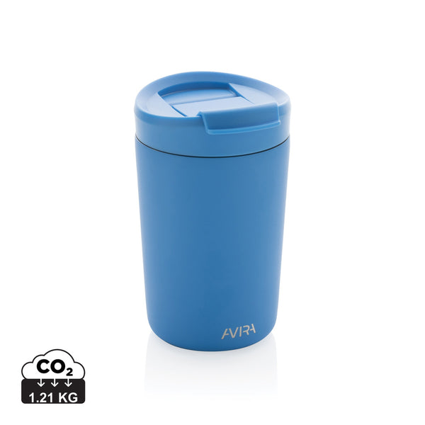 Carica l&#39;immagine nel visualizzatore di Gallery, tazze termiche e bicchieri con tappo personalizzate in acciaio inossidabile riciclato, polipropilene riciclato colore blu_blu 121715519 DET09
