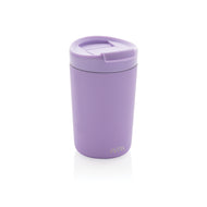 tazze termiche e bicchieri con tappo pubblicitarie in acciaio inossidabile riciclato, polipropilene riciclato colore viola_viola 121715519 VAR08