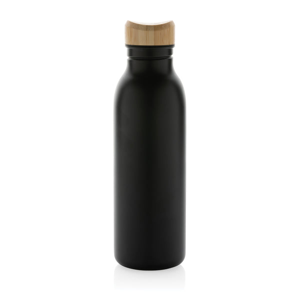 Carica l&#39;immagine nel visualizzatore di Gallery, borracce personalizzate in acciaio inossidabile riciclato, bambù colore nero_nero 121715523 DET09
