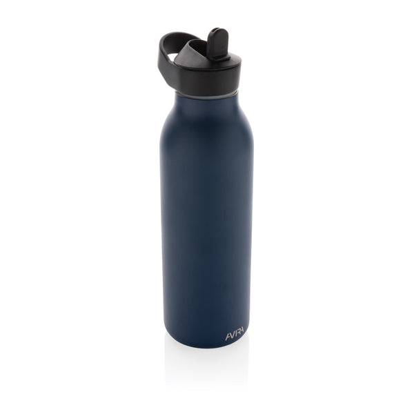 borracce personalizzate in acciaio inossidabile riciclato, polipropilene riciclato colore blu-navy_blu 121715525 VAR03