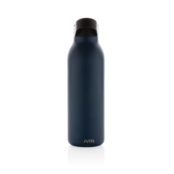 Carica l&#39;immagine nel visualizzatore di Gallery, borracce personalizzate in acciaio inossidabile riciclato, polipropilene riciclato colore blu-navy_blu 121715525 DET09
