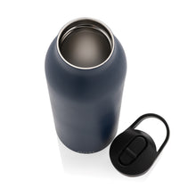 Carica l&#39;immagine nel visualizzatore di Gallery, borracce personalizzate in acciaio inossidabile riciclato, polipropilene riciclato colore blu-navy_blu 121715525 DET07
