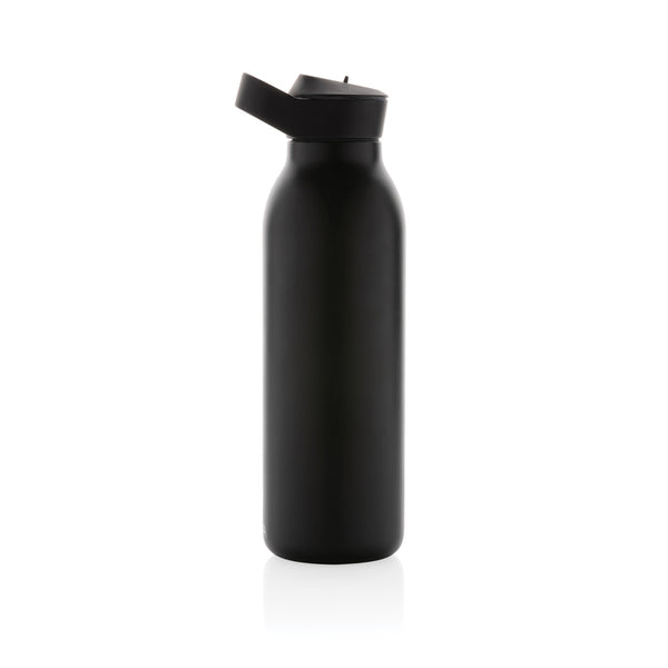 Carica l&#39;immagine nel visualizzatore di Gallery, borracce personalizzate in acciaio inossidabile riciclato, polipropilene riciclato colore nero_nero 121715525 DET09
