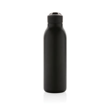 Carica l&#39;immagine nel visualizzatore di Gallery, borracce personalizzate in acciaio inossidabile riciclato, polipropilene riciclato colore nero_nero 121715525 DET05
