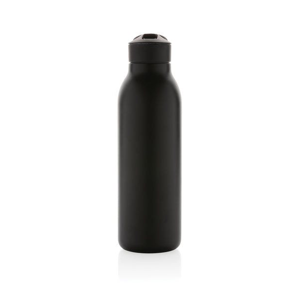 Carica l&#39;immagine nel visualizzatore di Gallery, borracce personalizzate in acciaio inossidabile riciclato, polipropilene riciclato colore nero_nero 121715525 DET09
