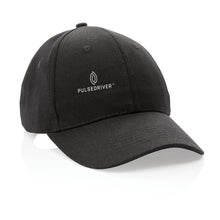 Carica l'immagine nel visualizzatore di Gallery, cappellini personalizzati in cotone riciclato colore nero_nero 121717047 DET08
