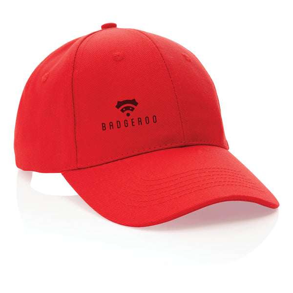 Carica l'immagine nel visualizzatore di Gallery, cappellini personalizzabili in cotone riciclato colore rosso-ciliegia_rosso 121717047 DET09
