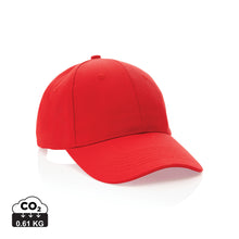 Carica l'immagine nel visualizzatore di Gallery, cappellini personalizzabili in cotone riciclato colore rosso-ciliegia_rosso 121717047 DET01

