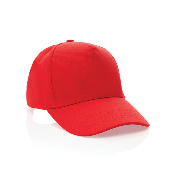 Carica l'immagine nel visualizzatore di Gallery, cappellini personalizzabili in cotone riciclato colore rosso-ciliegia_rosso 121717048 DET09
