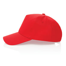 Carica l'immagine nel visualizzatore di Gallery, cappellini personalizzabili in cotone riciclato colore rosso-ciliegia_rosso 121717048 DET04
