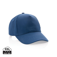 Carica l'immagine nel visualizzatore di Gallery, cappellini personalizzati in cotone riciclato colore blu-navy_blu 121717048 DET01
