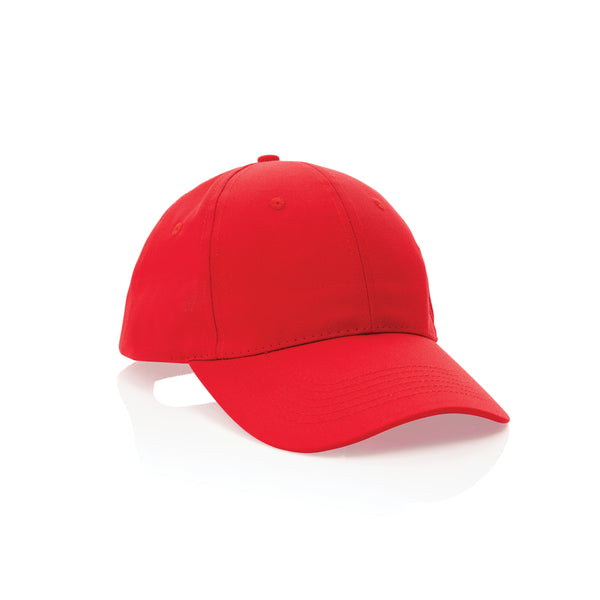 cappellini personalizzabili in cotone riciclato colore rosso-ciliegia_rosso 121717049 VAR05
