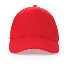 Carica l'immagine nel visualizzatore di Gallery, cappellini personalizzabili in cotone riciclato colore rosso-ciliegia_rosso 121717050 DET03
