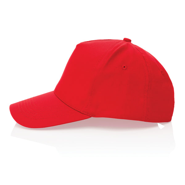 Carica l'immagine nel visualizzatore di Gallery, cappellini personalizzabili in cotone riciclato colore rosso-ciliegia_rosso 121717050 DET09

